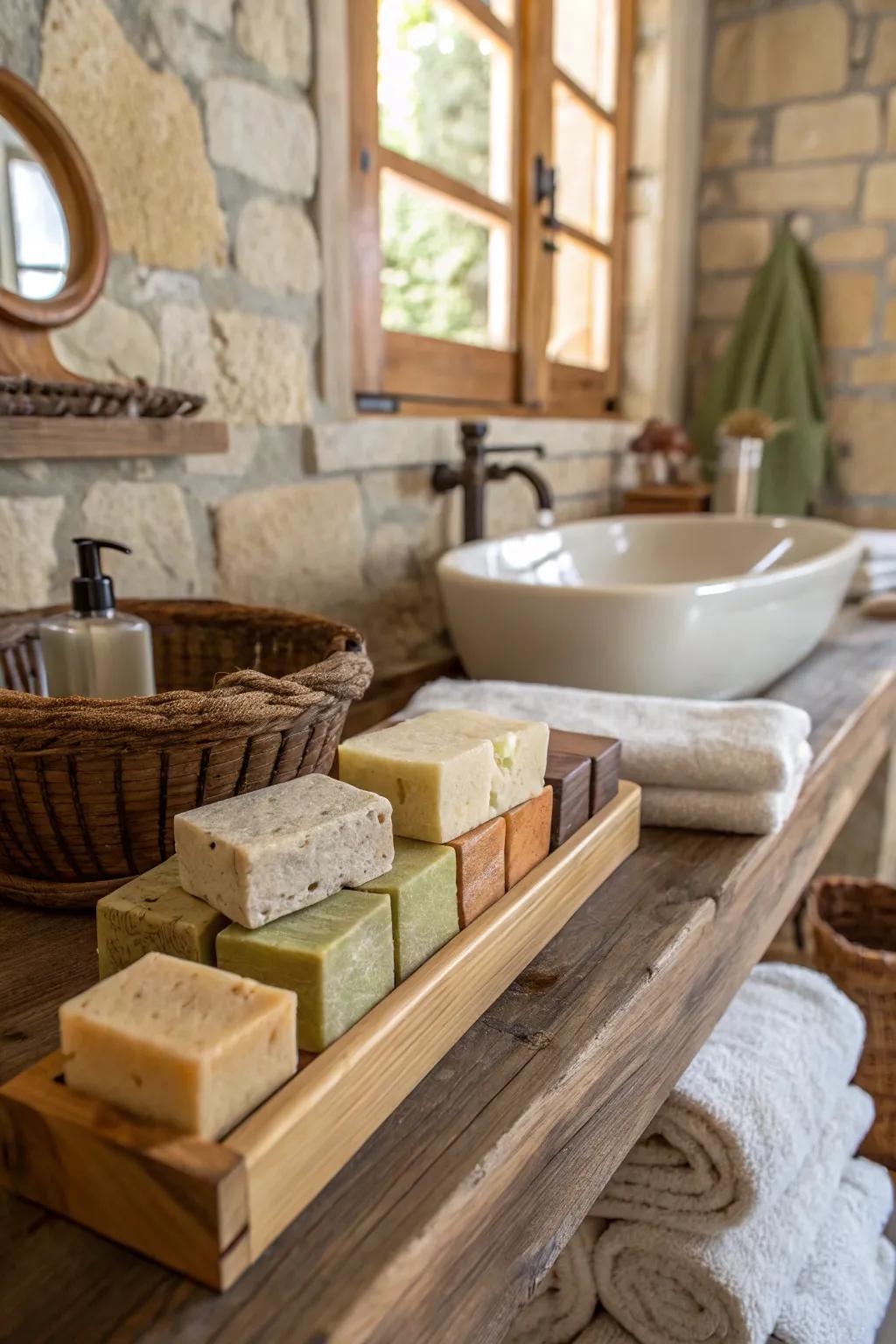 A luxurious set of handmade soaps that elevate everyday routines.