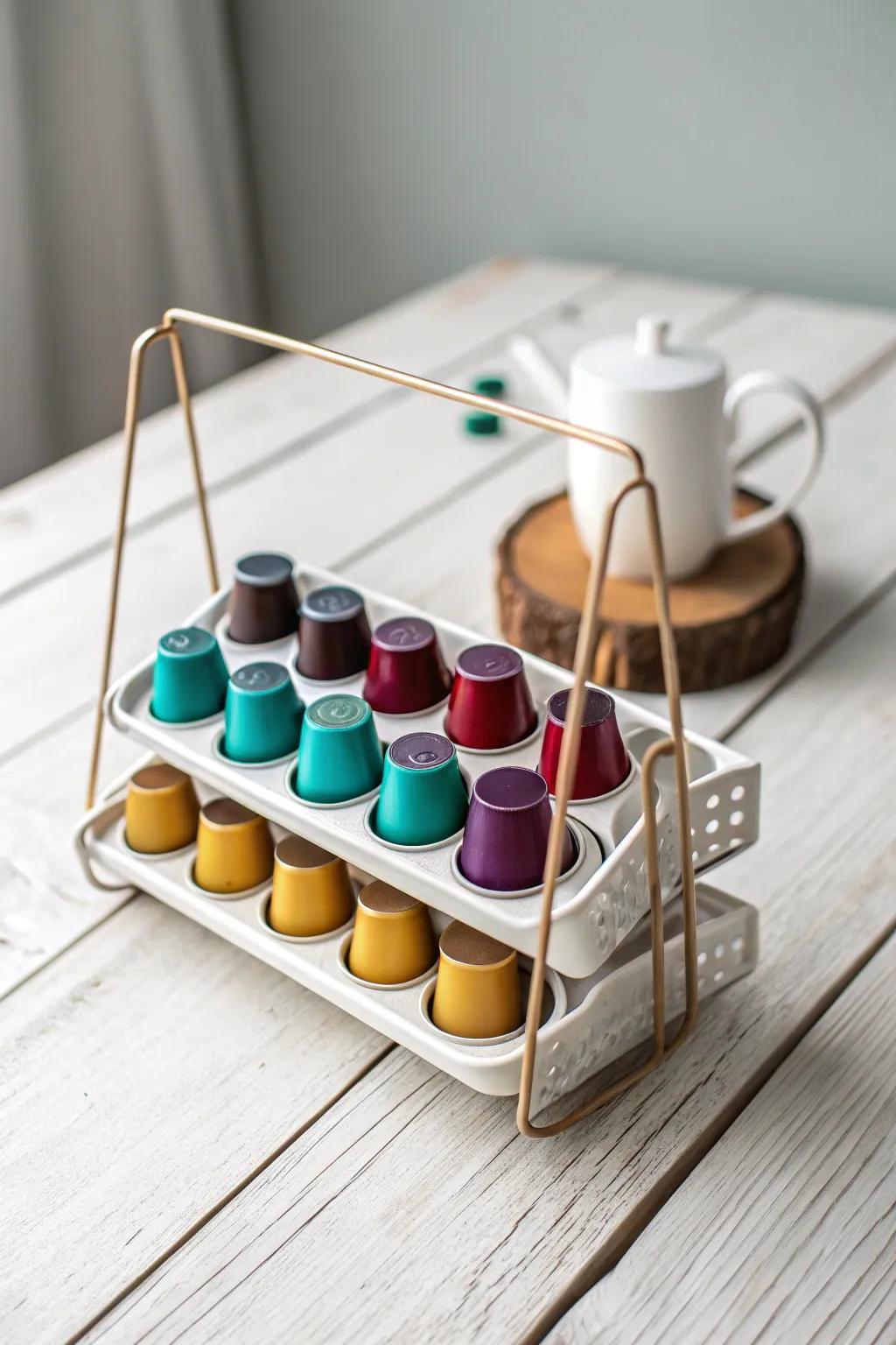 Transform your space with this chic and simple DIY paint tube organizer, where minimalism meets creativity!