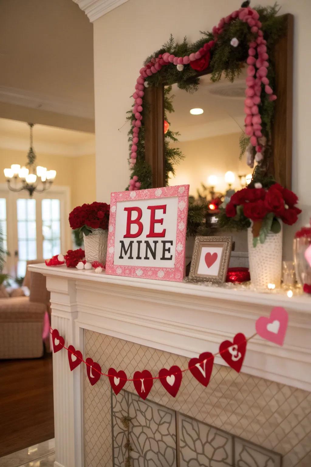 Be Mine signs deliver a classic Valentine's message with charm.