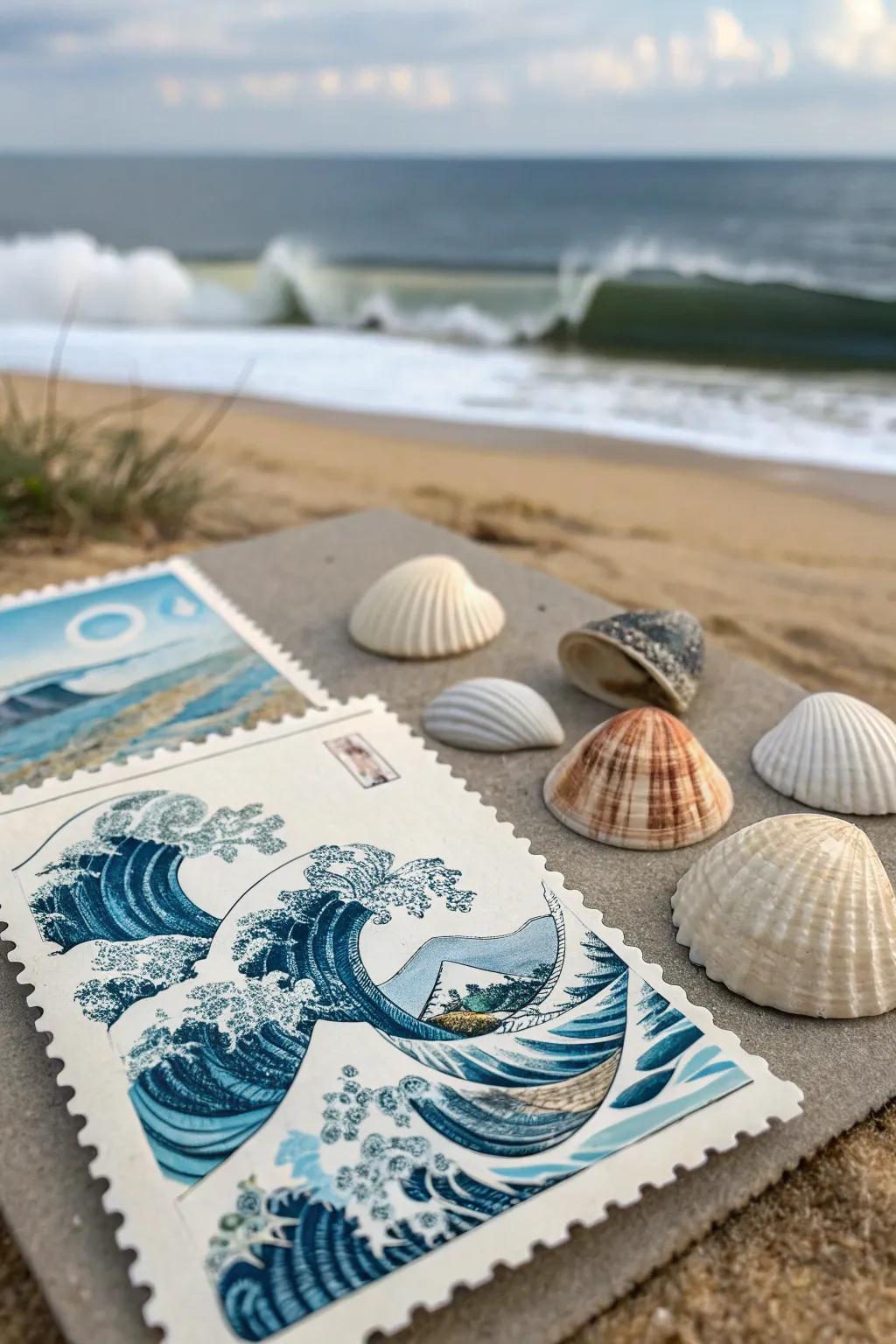 Shells bring ocean-inspired patterns to your stamping projects.