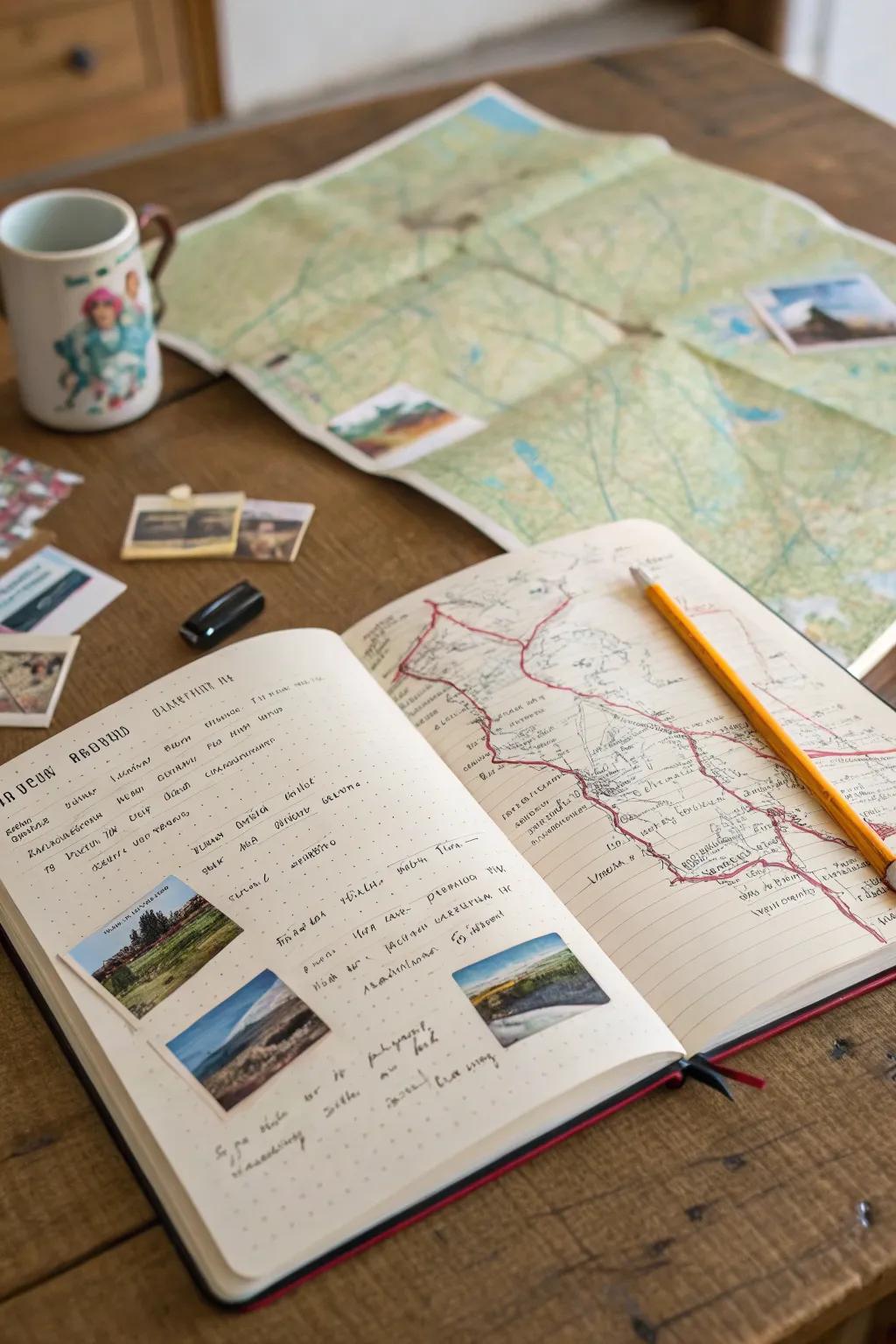 Capture journeys and memories in a family adventure journal.