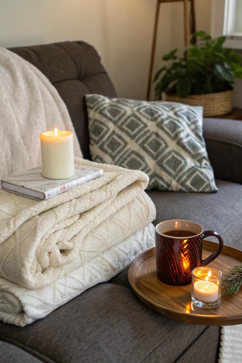 The cozy comfort gift set is a heartwarming gift for relaxation.