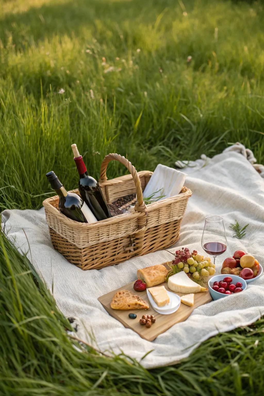 A delightful picnic set for enjoying outdoor moments together.