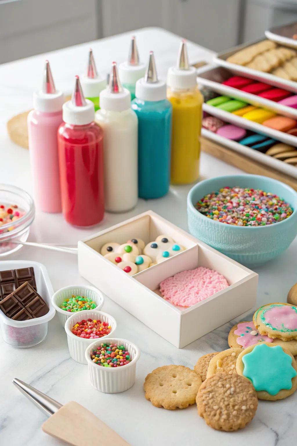 A cookie decorating contest adds a creative flair to your party.