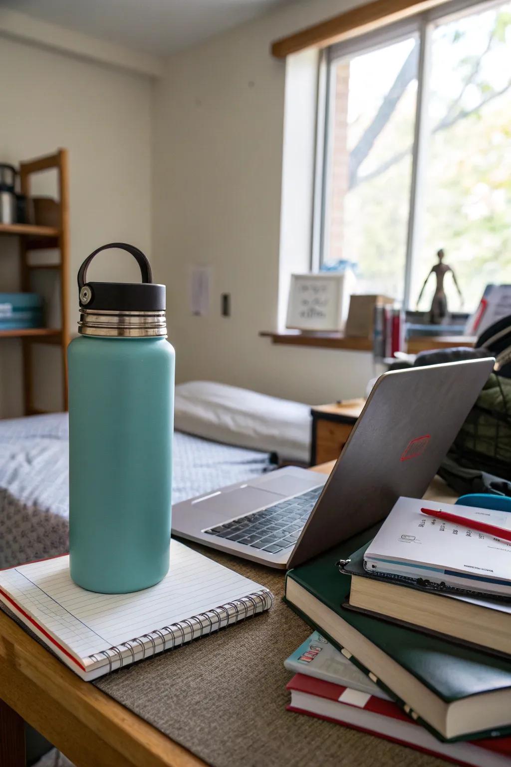 Stay hydrated with a reliable insulated water bottle.