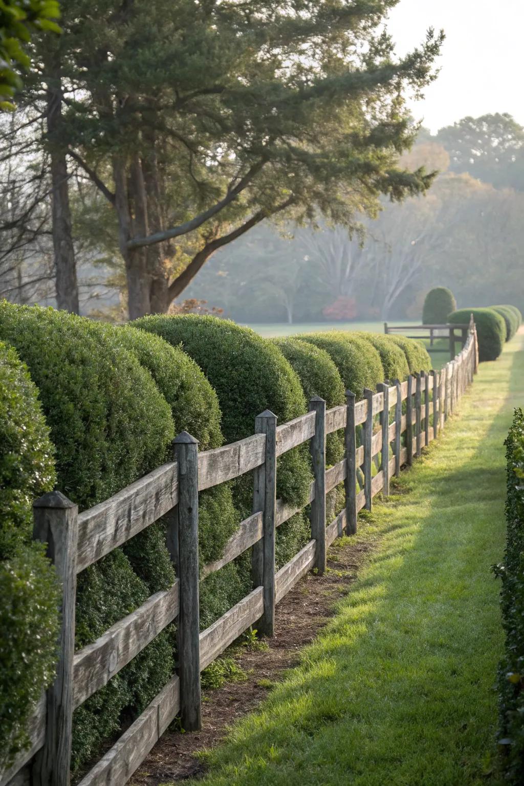 Privet hedges offer a classic and timeless appearance for your fence.