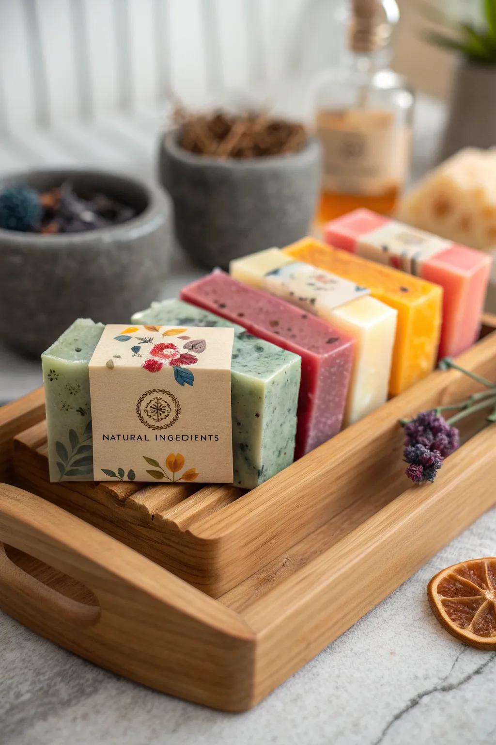 Artisan soaps for a touch of everyday luxury.