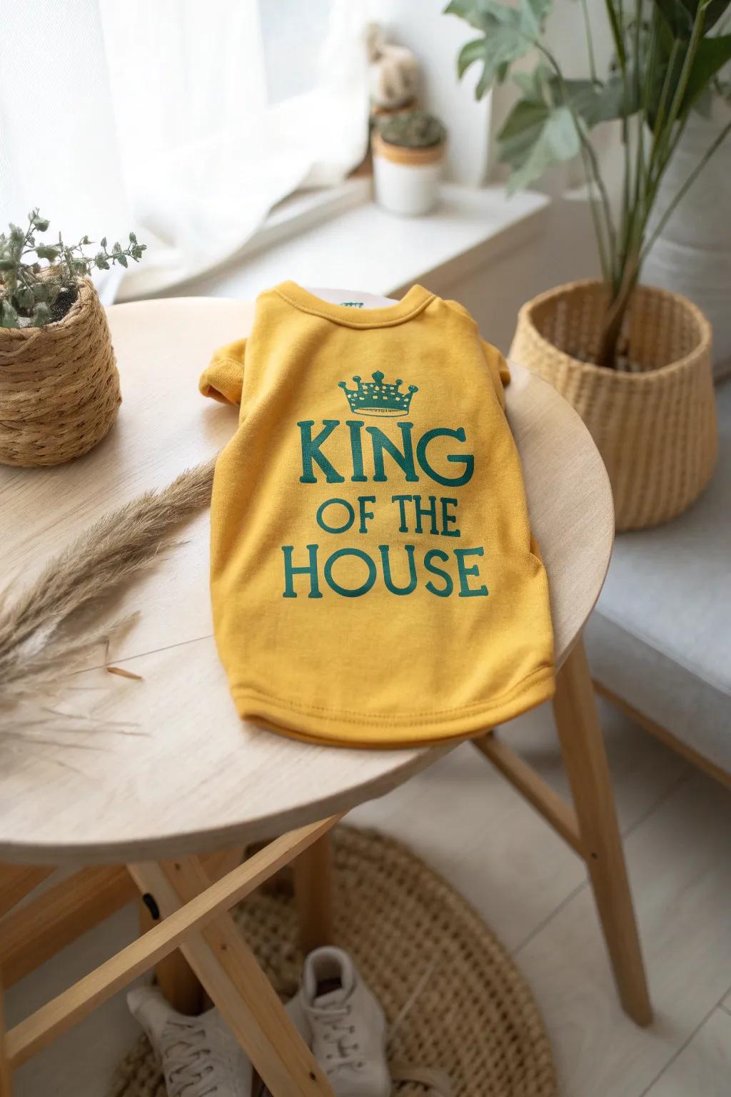 Elevate your pet's style with custom, handcrafted apparel fit for royalty!