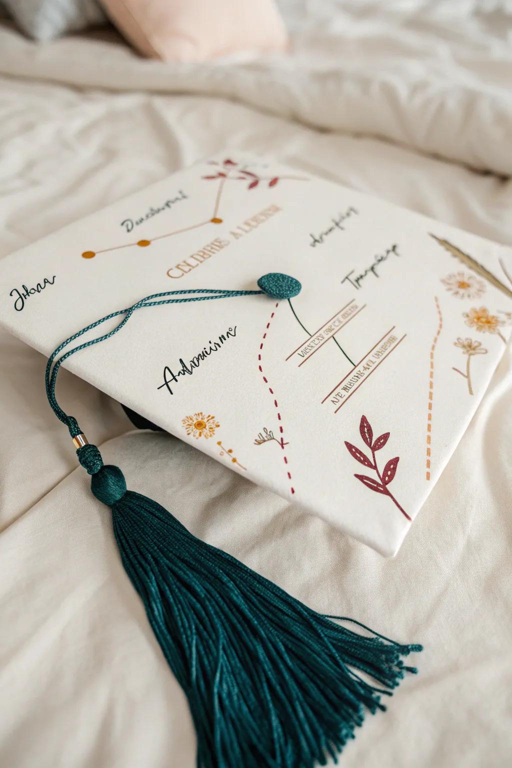 Celebrate your journey with a cap that tells your story. #GraduationInStyle