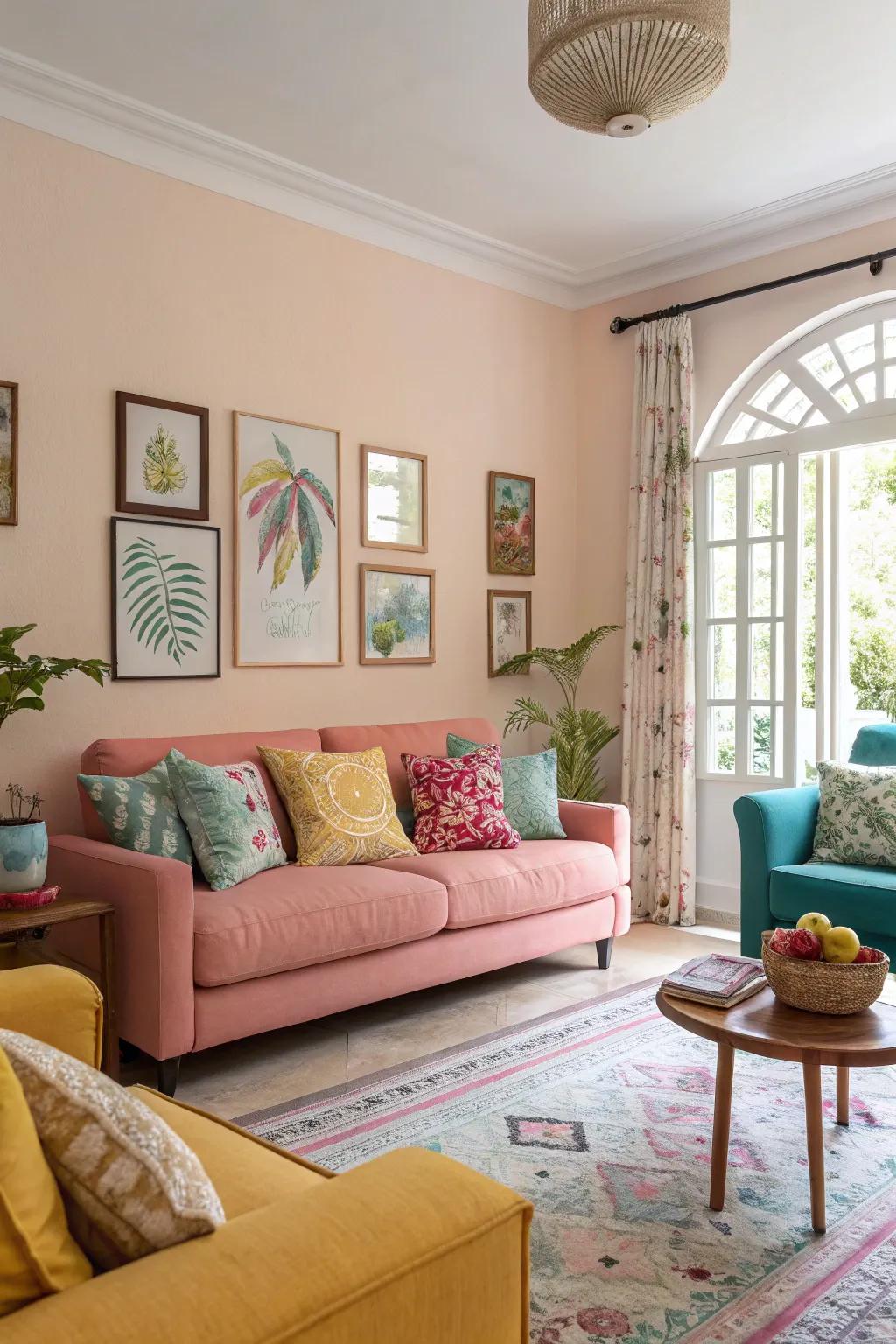 Color sets the mood in your living room.