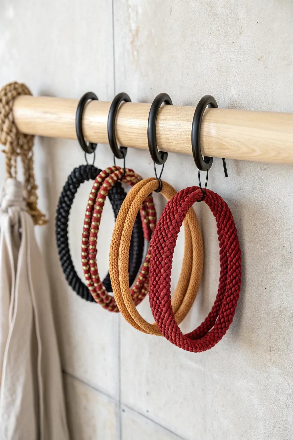 Effortless elegance: Organize your hair accessories with style and simplicity.