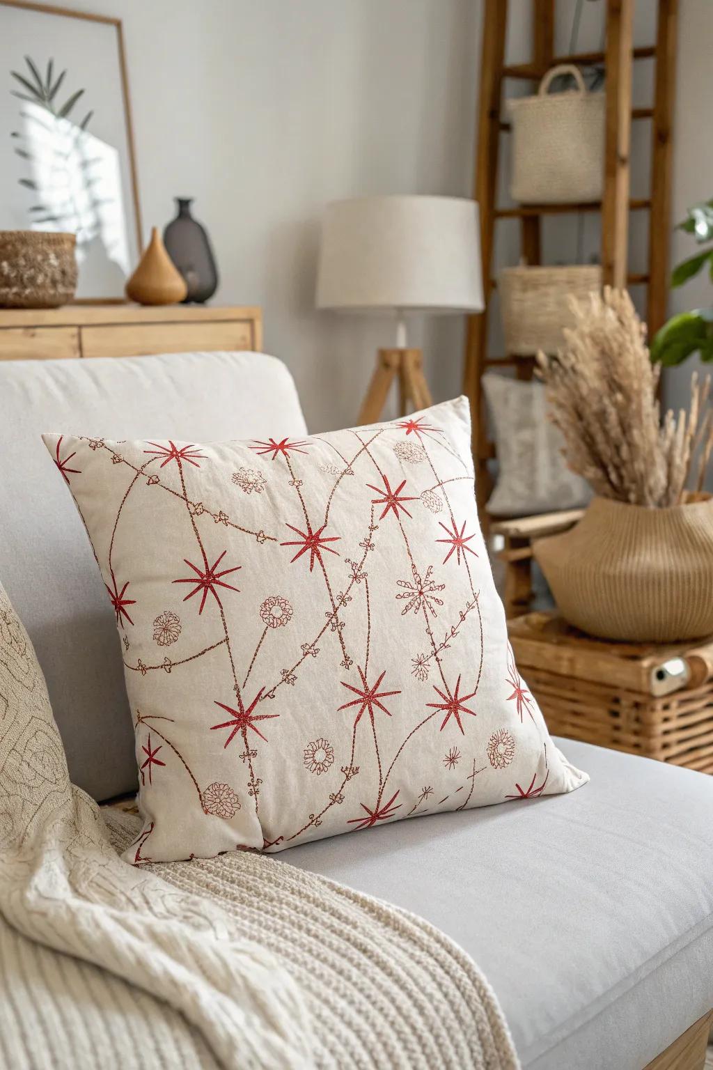 Add a magical touch to your decor with glow-in-the-dark pillow cases, perfect for a cozy, minimalist space.