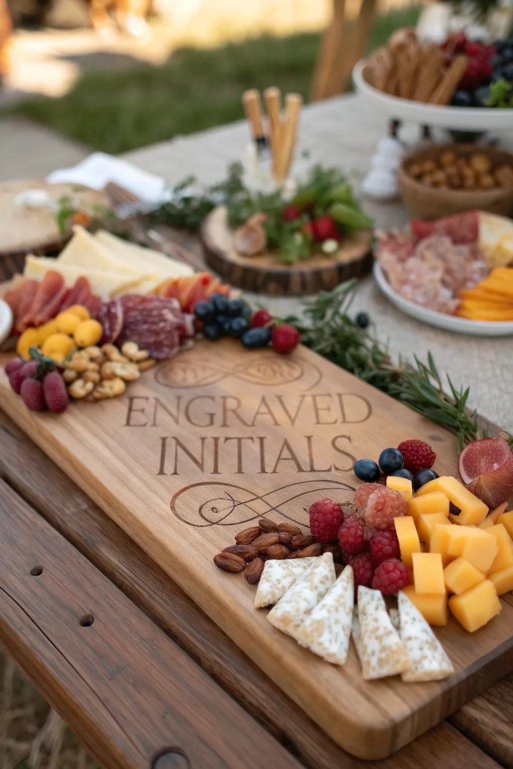 A personalized charcuterie board for the ultimate hosts