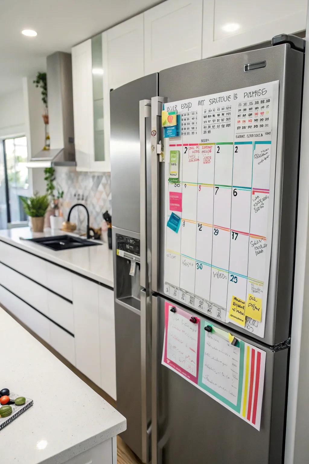 Magnetic calendars offer the flexibility to adapt to your busy lifestyle.