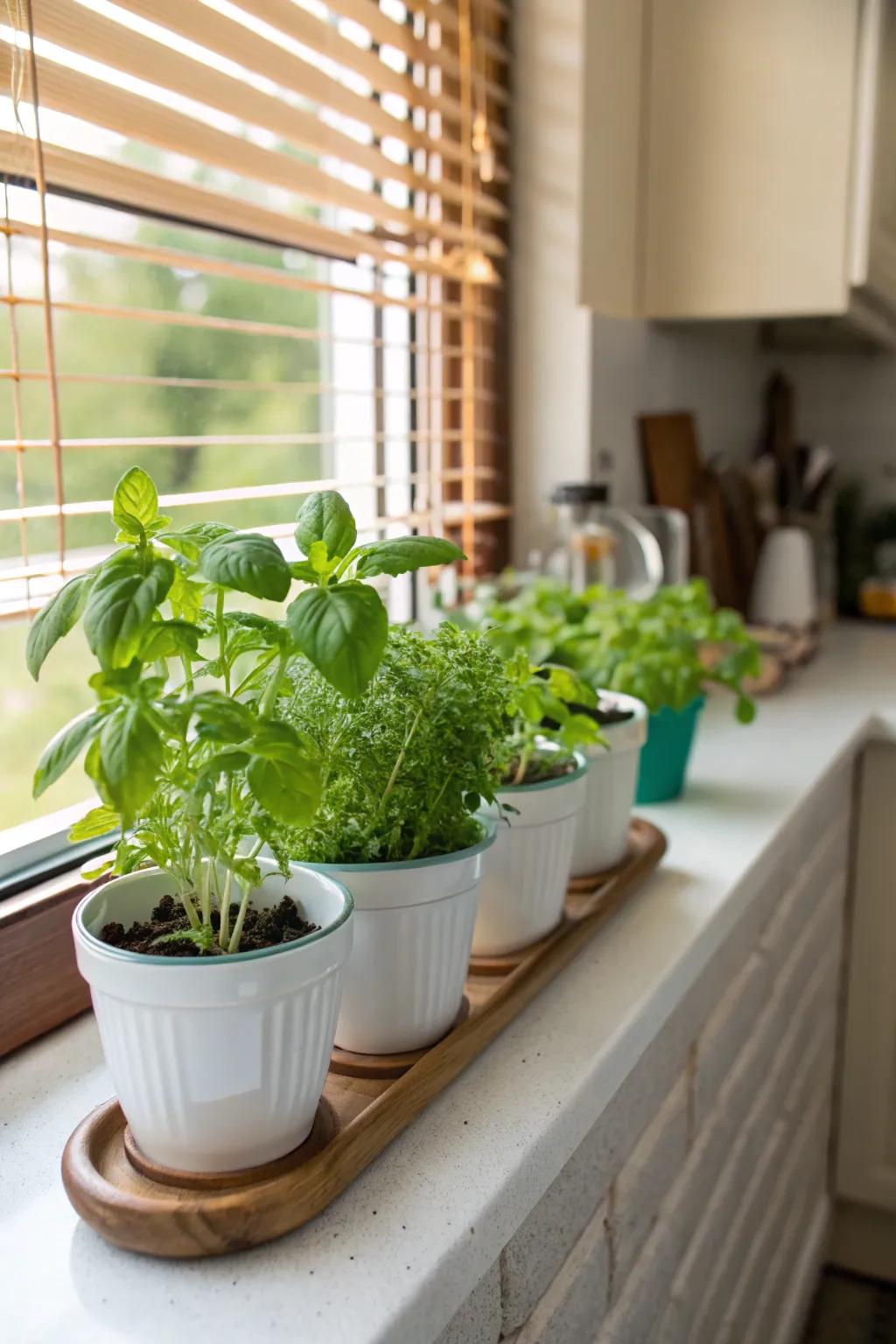 A DIY herb garden kit that adds freshness and flavor to any kitchen.