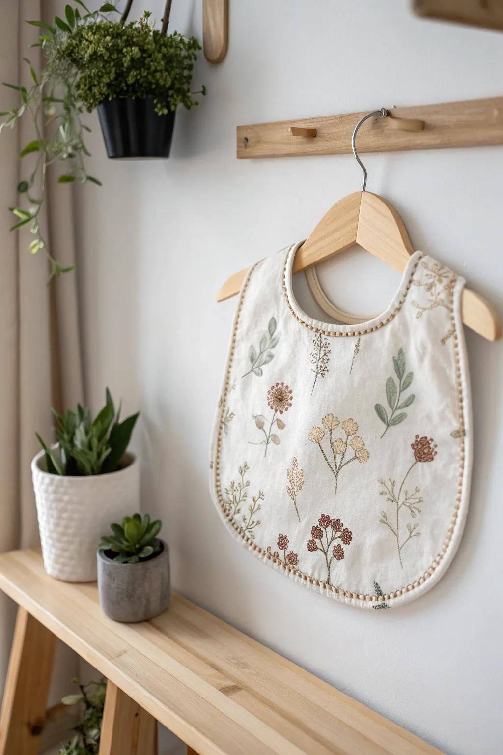 Discover the beauty in simplicity with handcrafted bib designs that inspire creativity and charm.