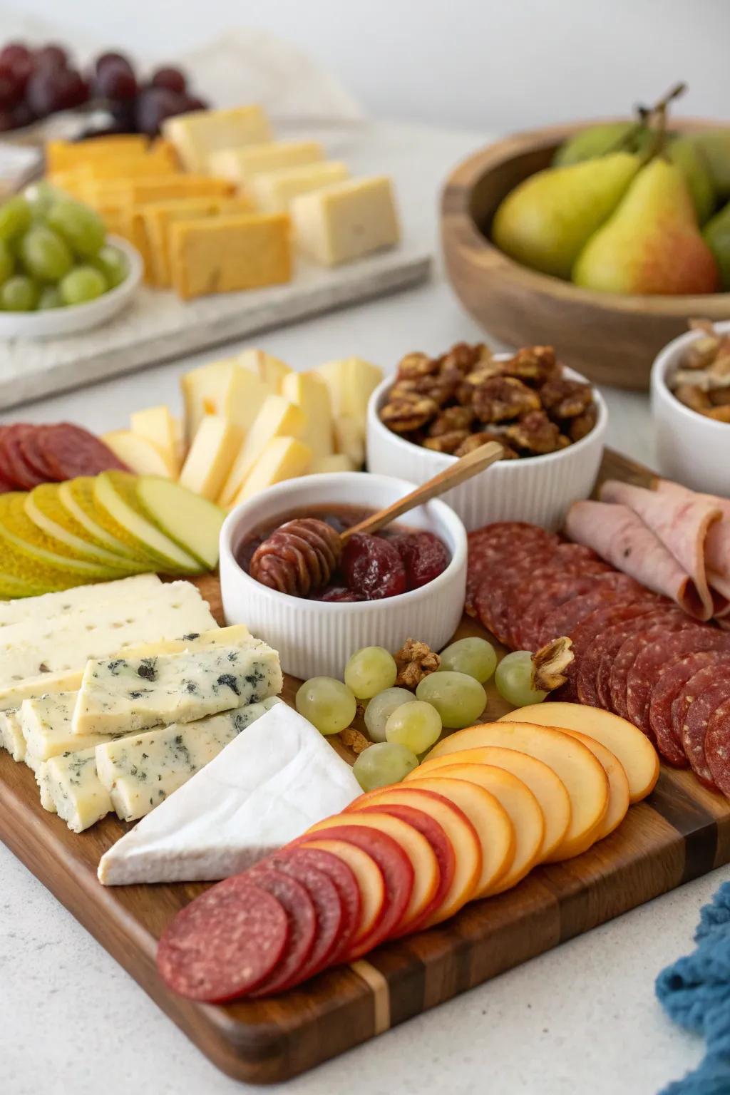 A charcuterie board that's as beautiful as it is delicious.