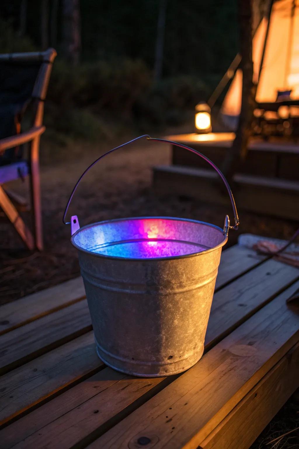 Illuminate your camping nights with a color-changing masterpiece.