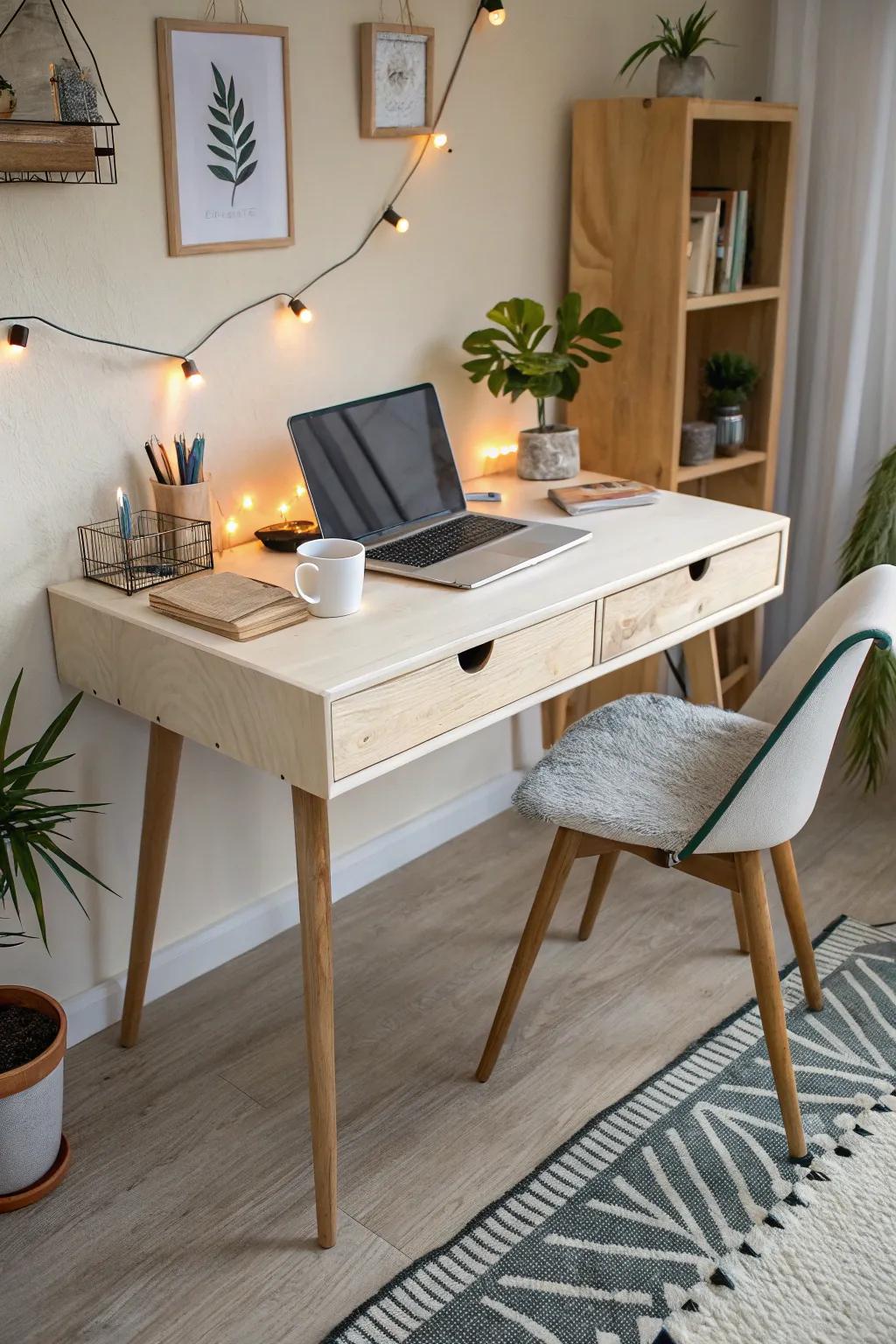 DIY desks allow for customization and save money.