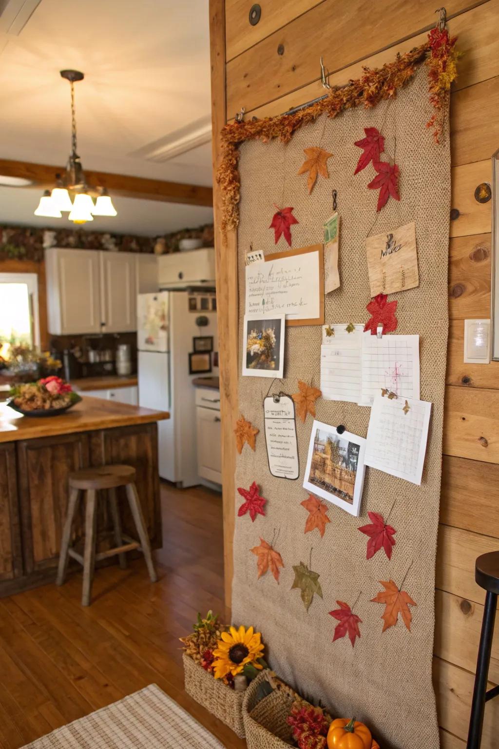 Burlap adds a rustic charm, perfect for seasonal themes.