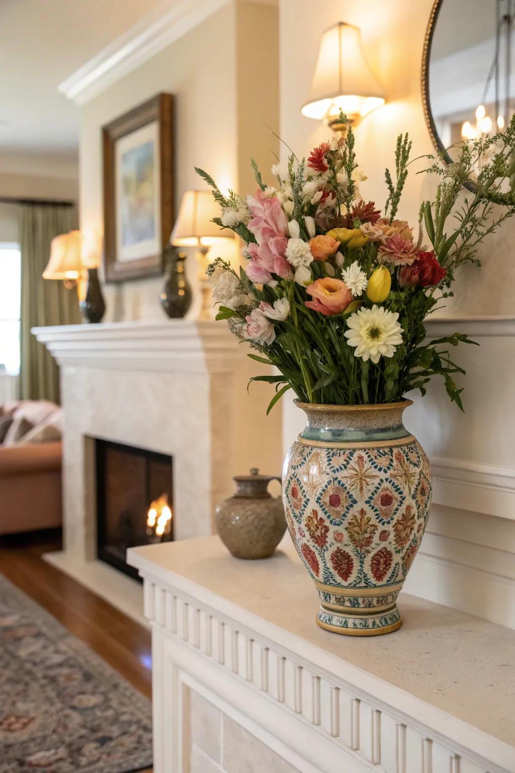 A ceramic vase that adds elegance to any room.