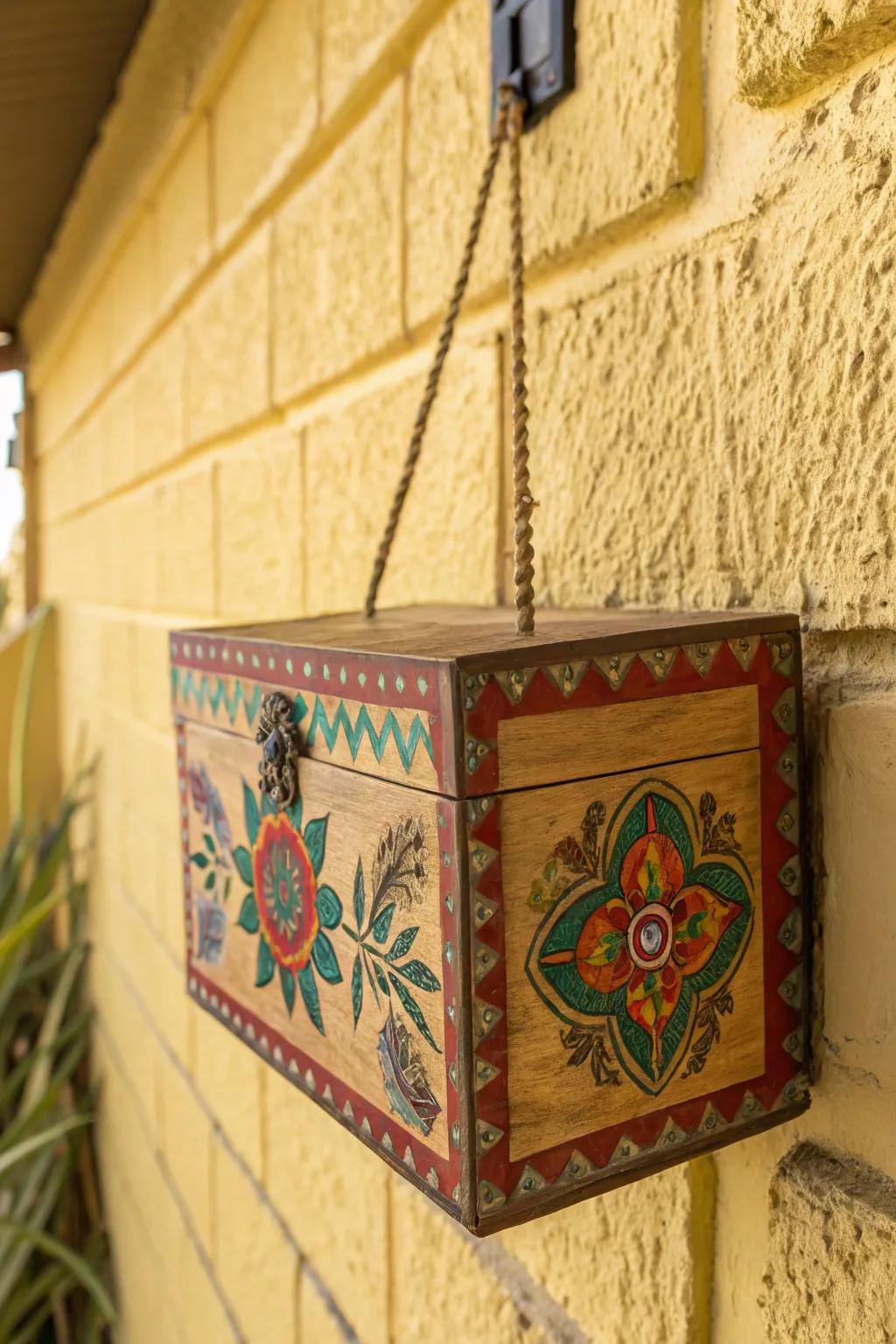 Transform a cigar box into rustic wall art for a personal touch to your decor.