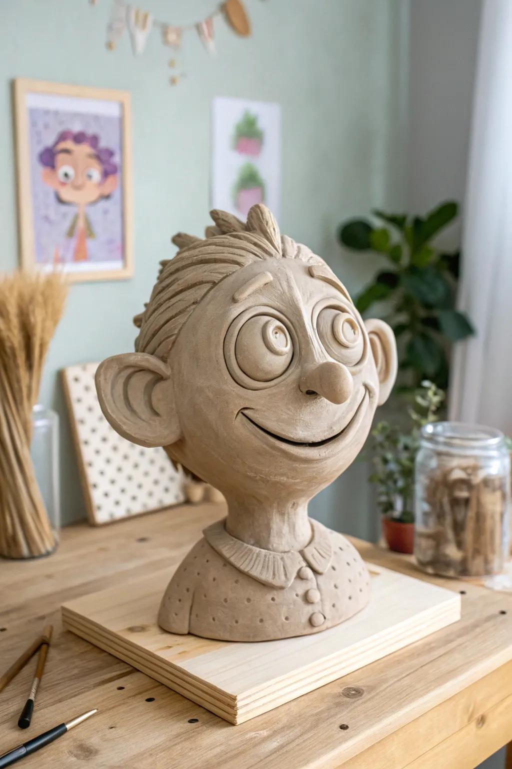 Bring your childhood imagination to life with whimsical clay creations. ✨ #ClayArt #MinimalistBoho