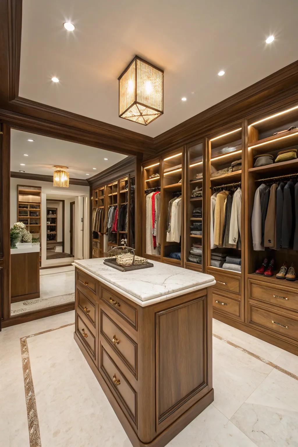 Turn a spare room into a personal fashion paradise with a walk-in closet.