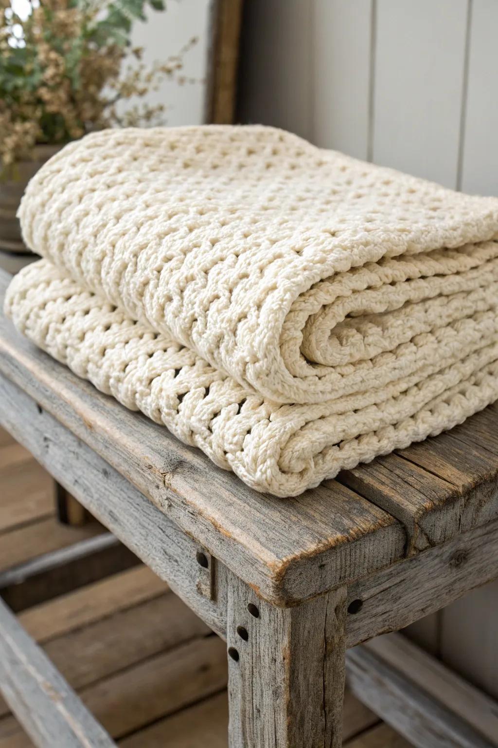 Wrap yourself in warmth with a chunky Icelandic throw.