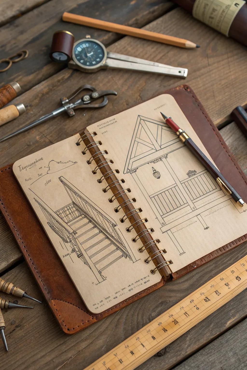 Master your deck design with a simple sketch—where craftsmanship begins.