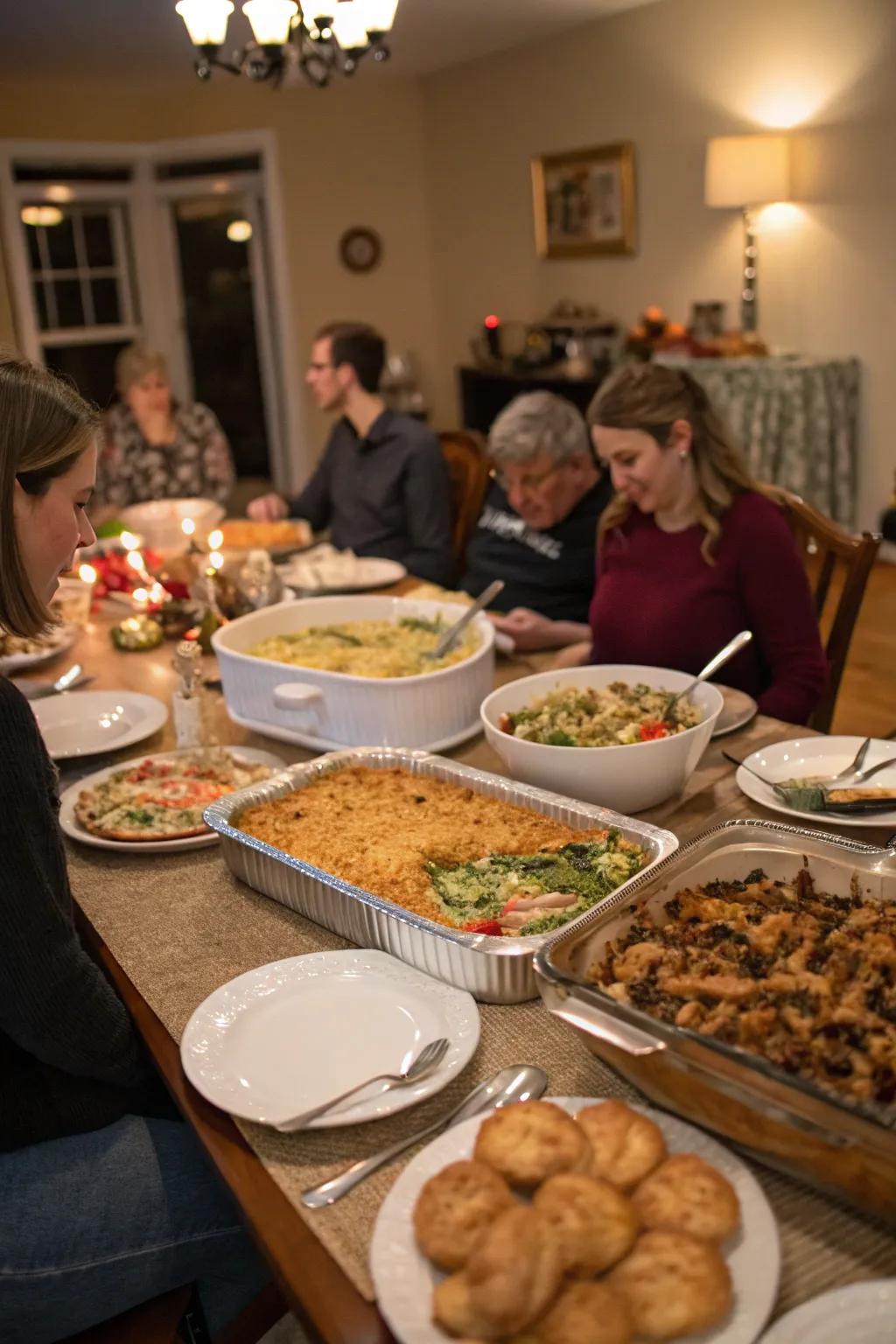 Bring everyone together with family-style servings for a communal dining experience.