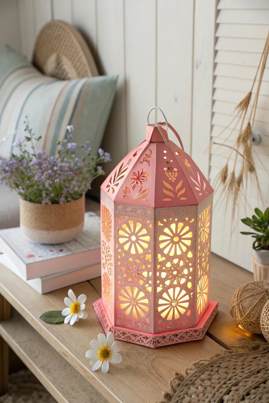 Illuminate your summer nights with handmade colorful paper lanterns that double as stunning centerpieces.