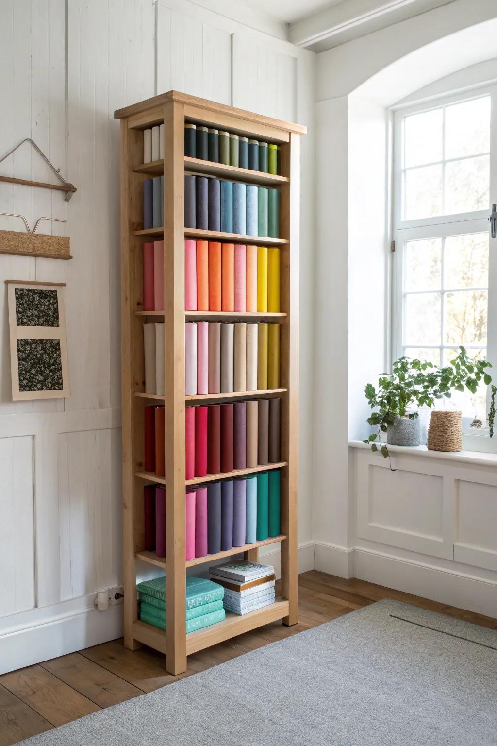 Elevate your space with stylish vinyl organization – where Scandinavian simplicity meets Boho charm.