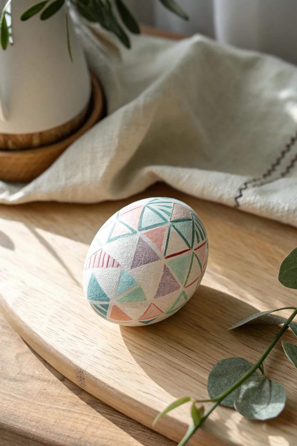 Discover the art of simplicity with beautifully patterned eggshells, where Scandinavian minimalism meets boho charm.