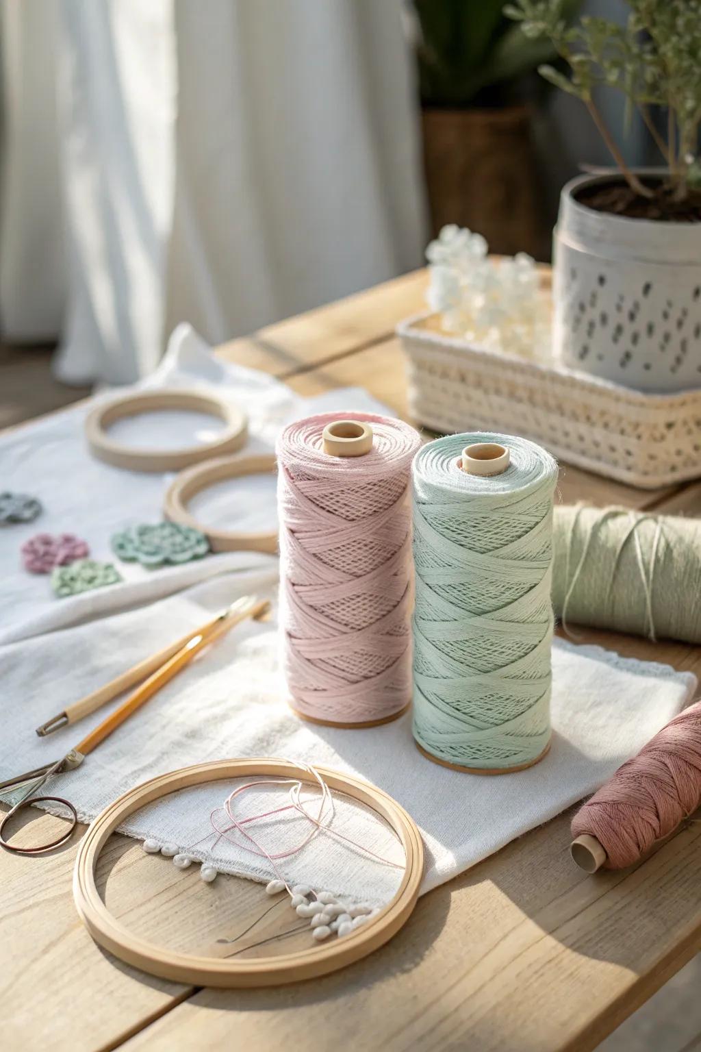 Transform your needlework into vibrant fabric art with the simple beauty of embroidery floss.