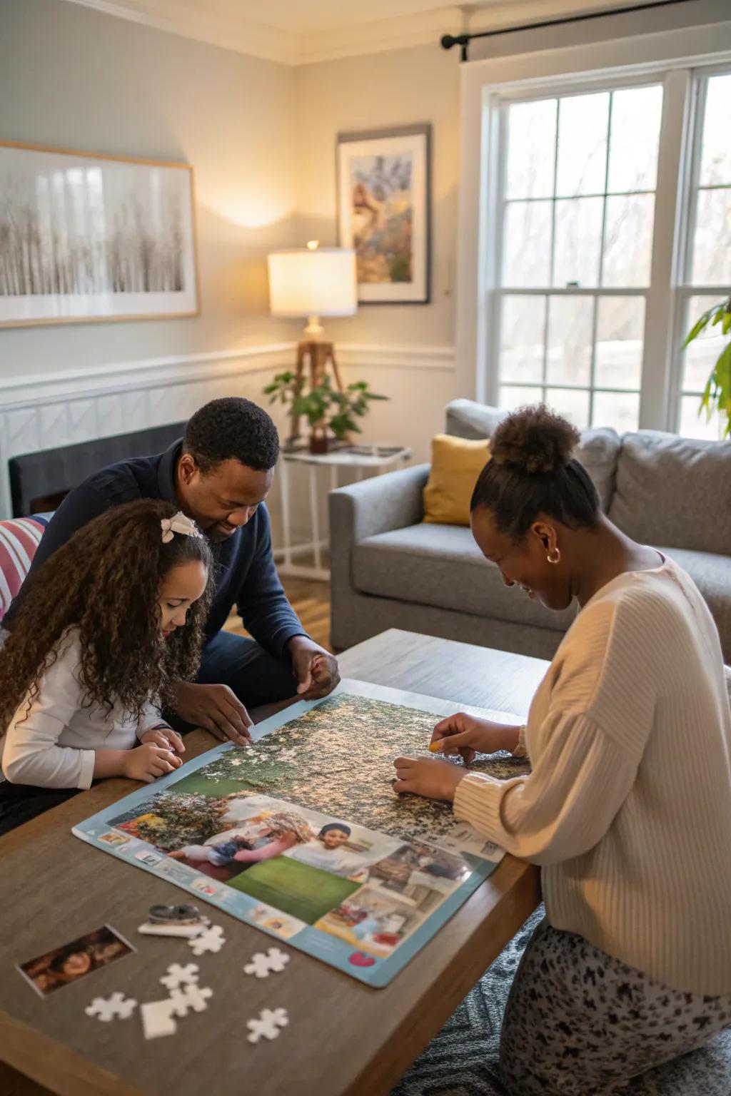 Creating family memories one puzzle piece at a time.