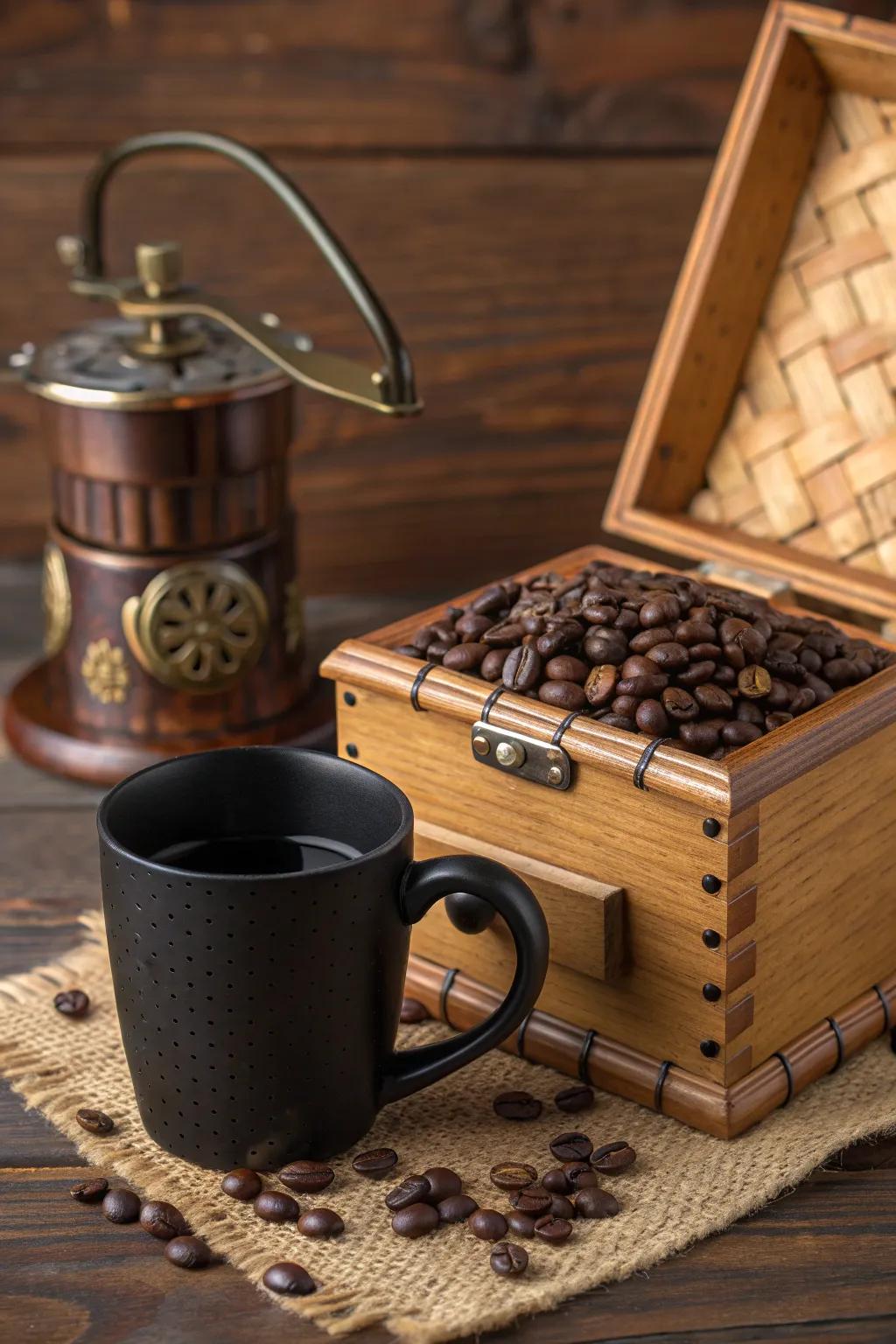 A perfect Father's Day gift for the coffee connoisseur – every morning's brew begins with love.