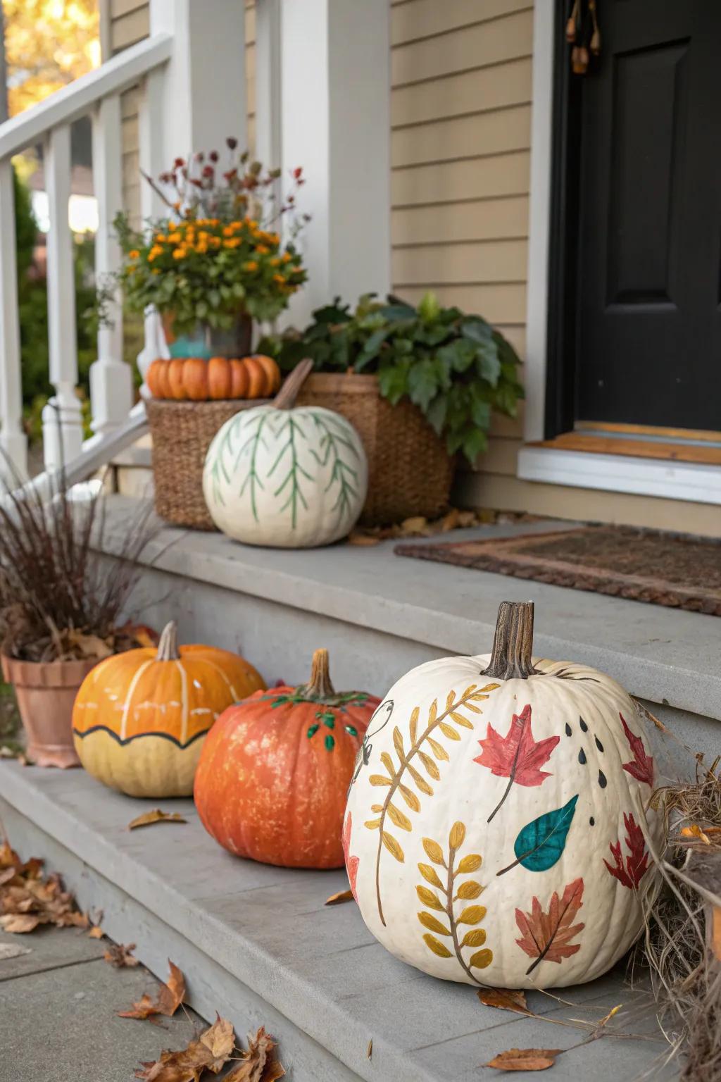 Unleash your creativity with personalized pumpkin designs.