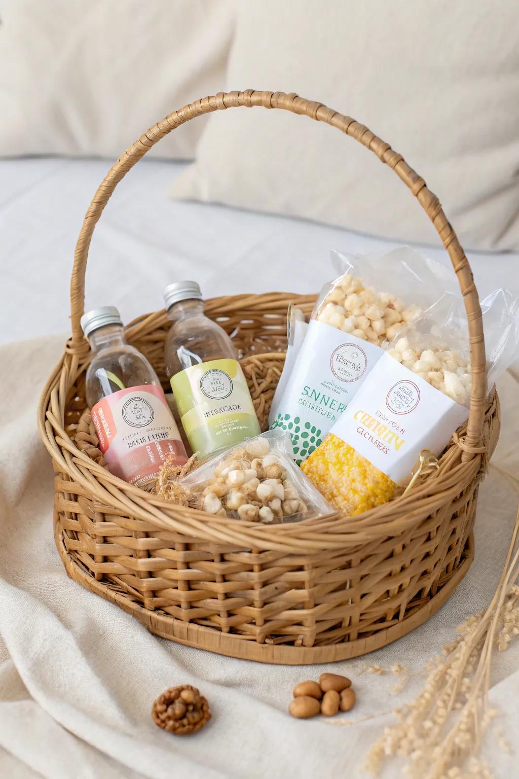 Elevate your summer gatherings with this chic and refreshing gift basket!