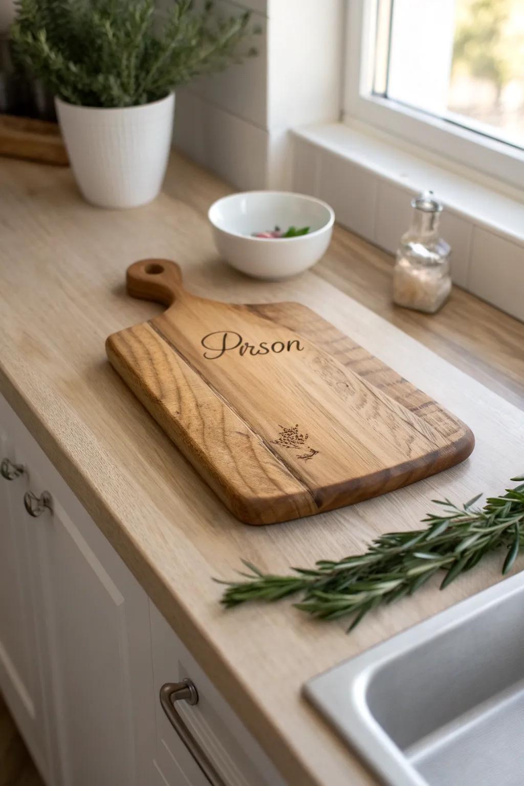 Transform everyday moments with a personalized touch—craftsmanship that becomes a cherished kitchen staple.