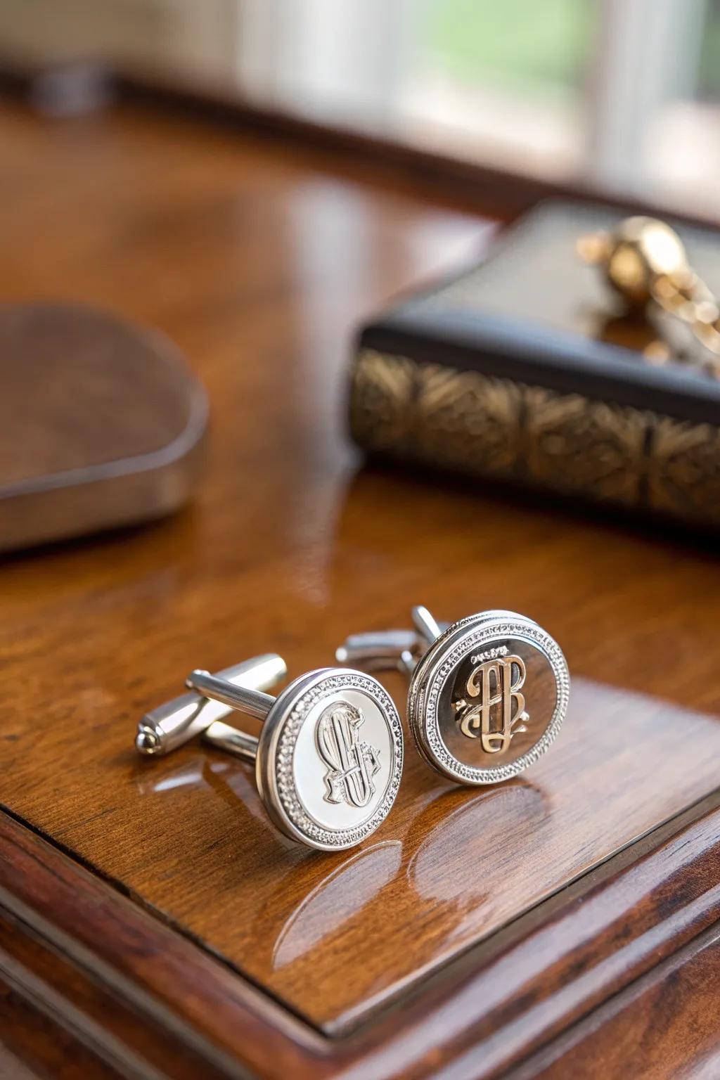 Sophisticated cufflinks perfect for any occasion.