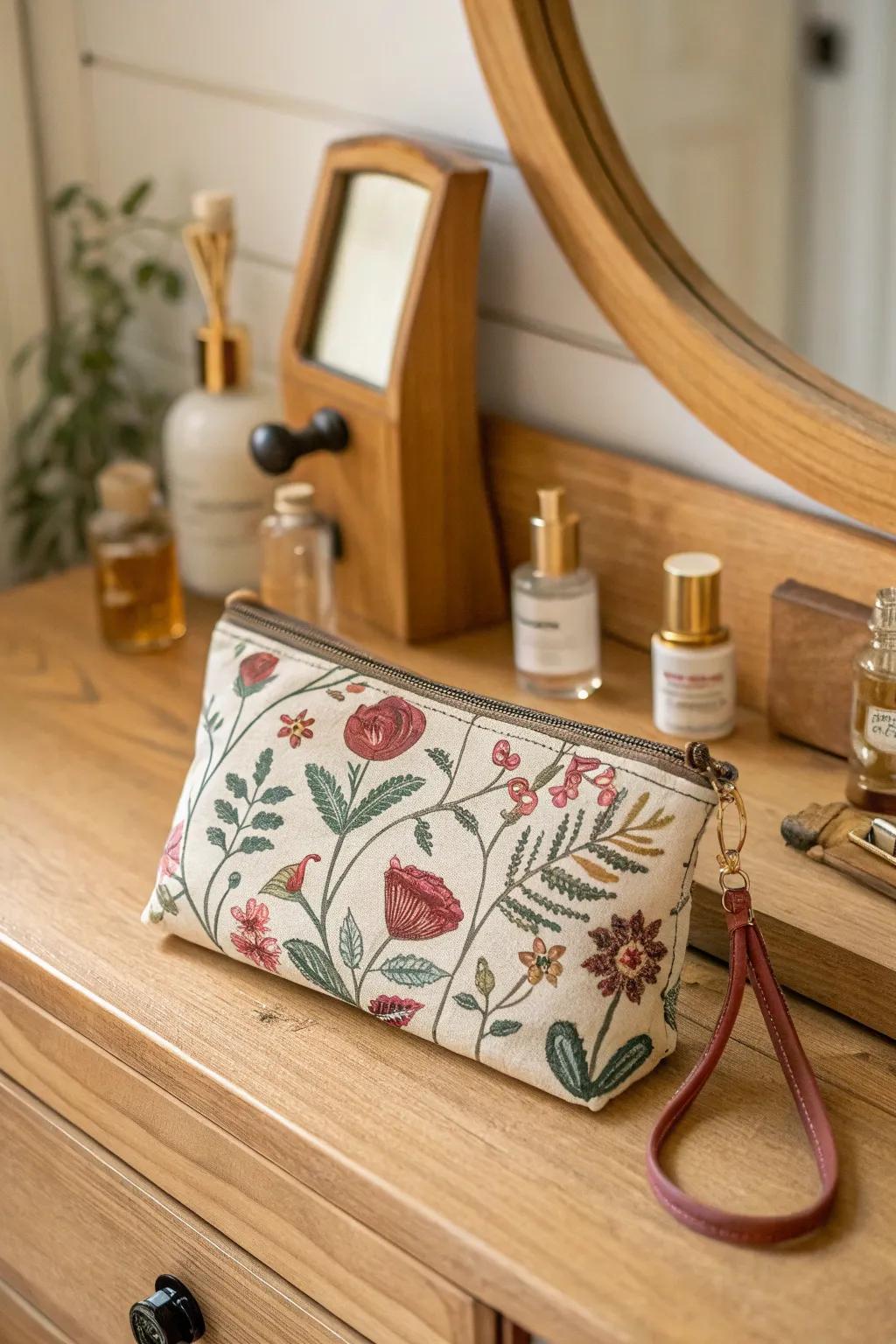 A birth flower wristlet combines elegance with personal significance.