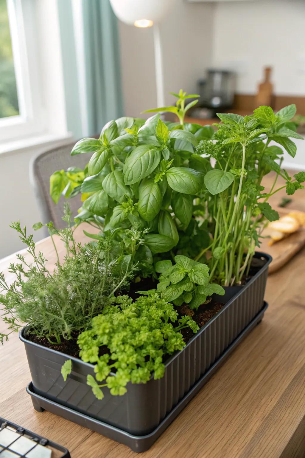 An indoor herb garden kit to spice up their cooking adventures.