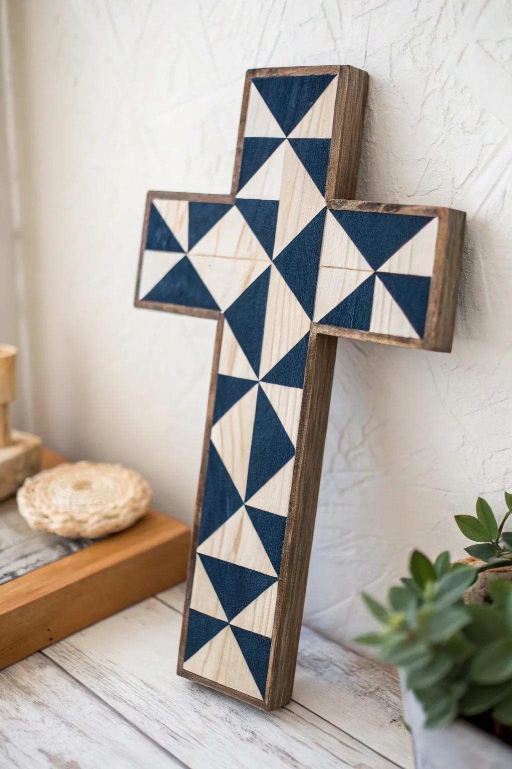 Embrace the beauty of simplicity with this geometric marvel, where craftsmanship meets minimalist elegance.