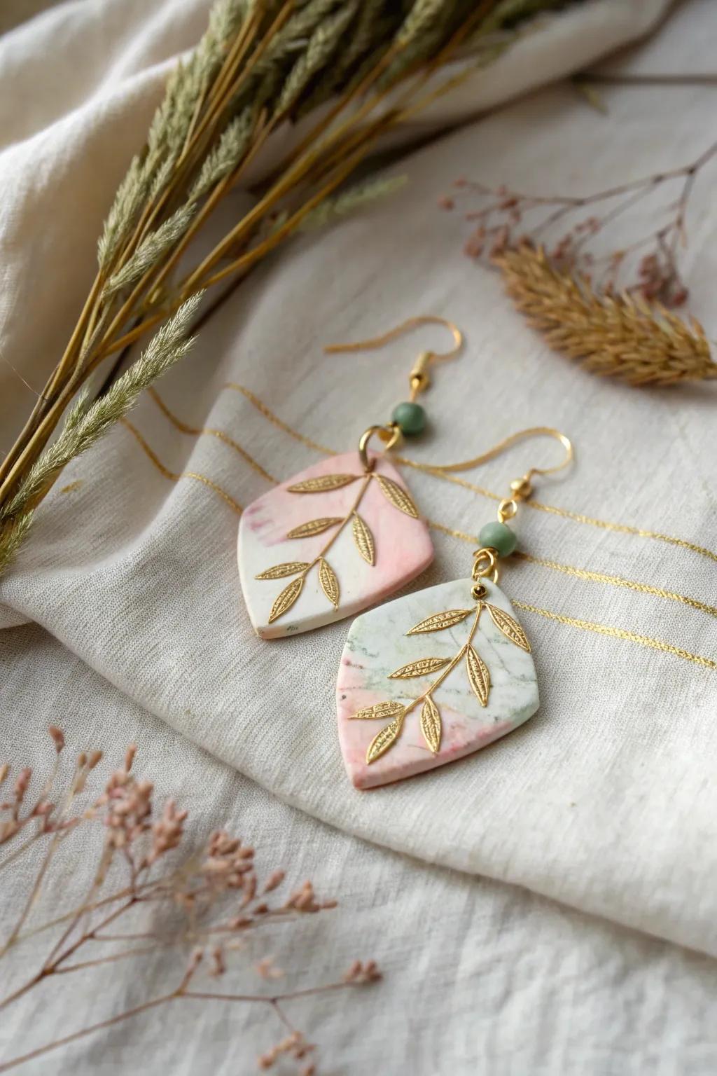 Handcrafted Elegance: Personalized clay jewelry that celebrates simplicity and natural beauty.