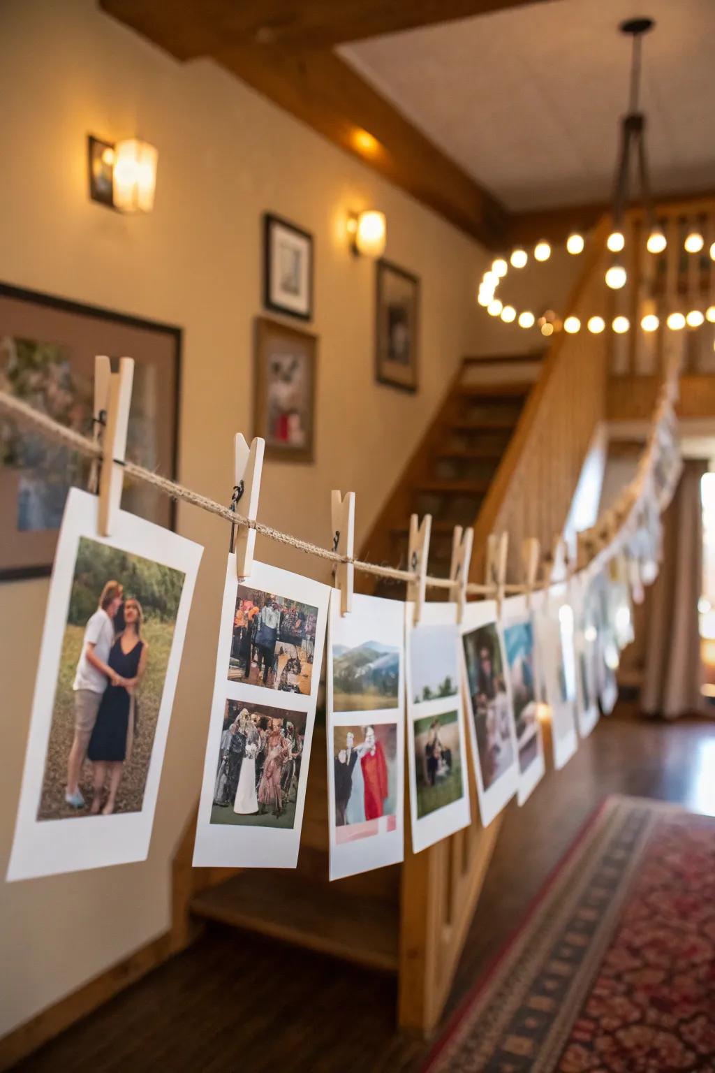 Stroll down memory lane with a timeline of cherished moments.