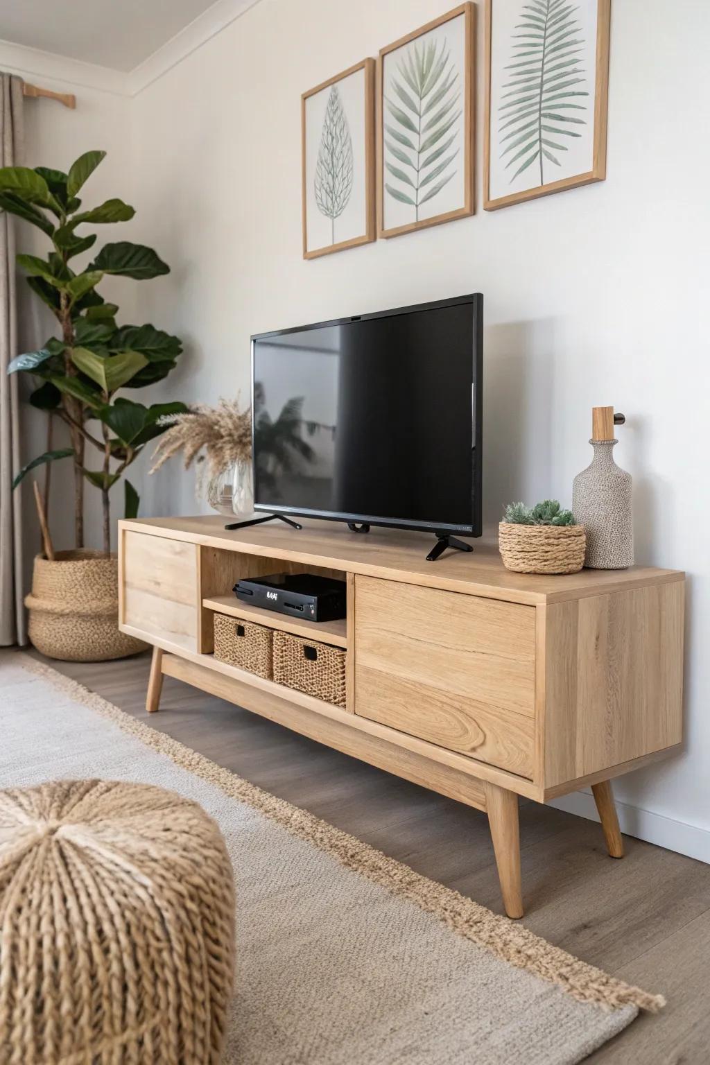 Effortless elegance: Hide cords seamlessly behind your furniture for a clean, minimalist look.