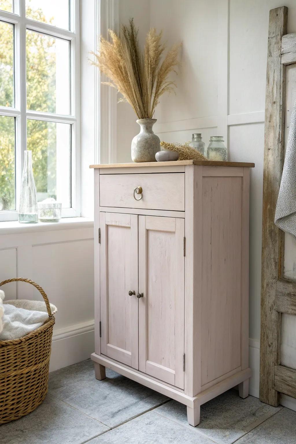 Transform your space with a vintage touch using chalk paint for a cozy, lived-in feel. 🌿✨