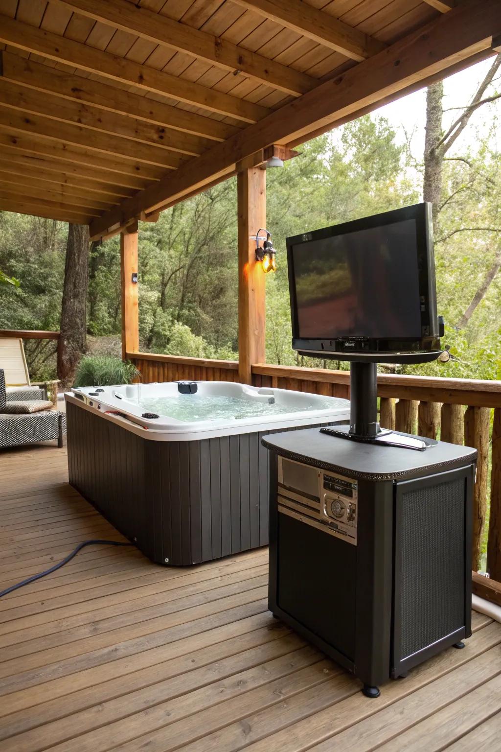 TV enclosures provide safety for your electronics in outdoor settings.