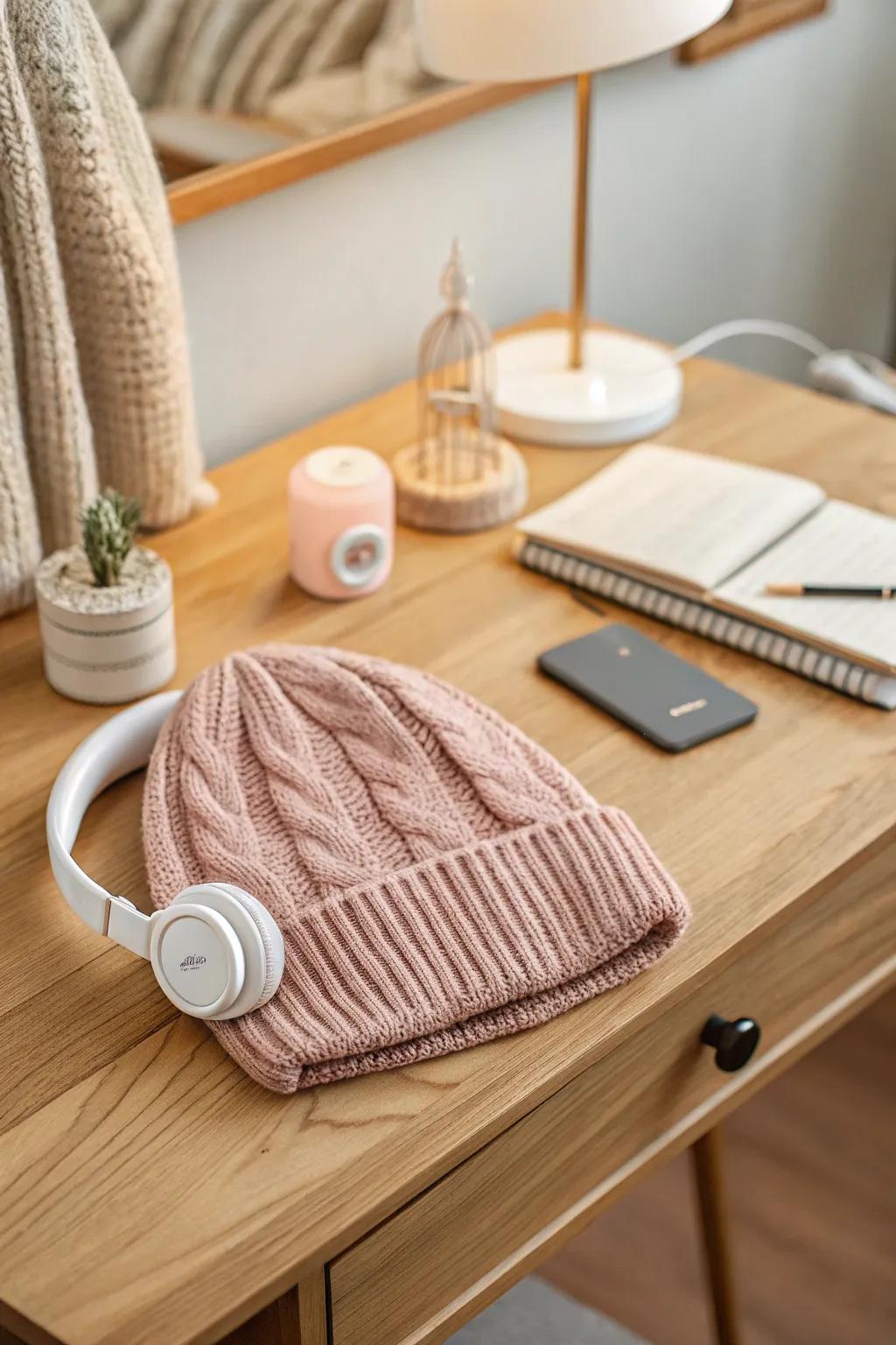 Stay warm and stylish with a Bluetooth beanie perfect for music lovers.